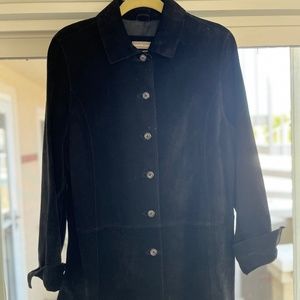 Leather/shirt jacket